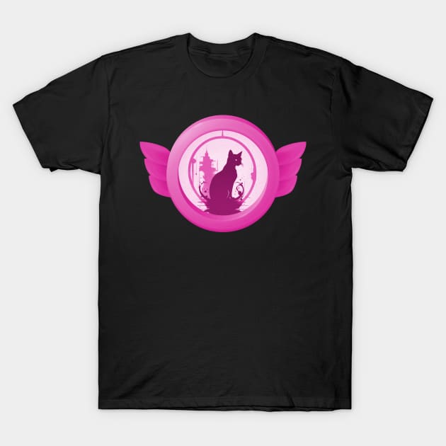 Pinky Cat T-Shirt by MagesticLuminous